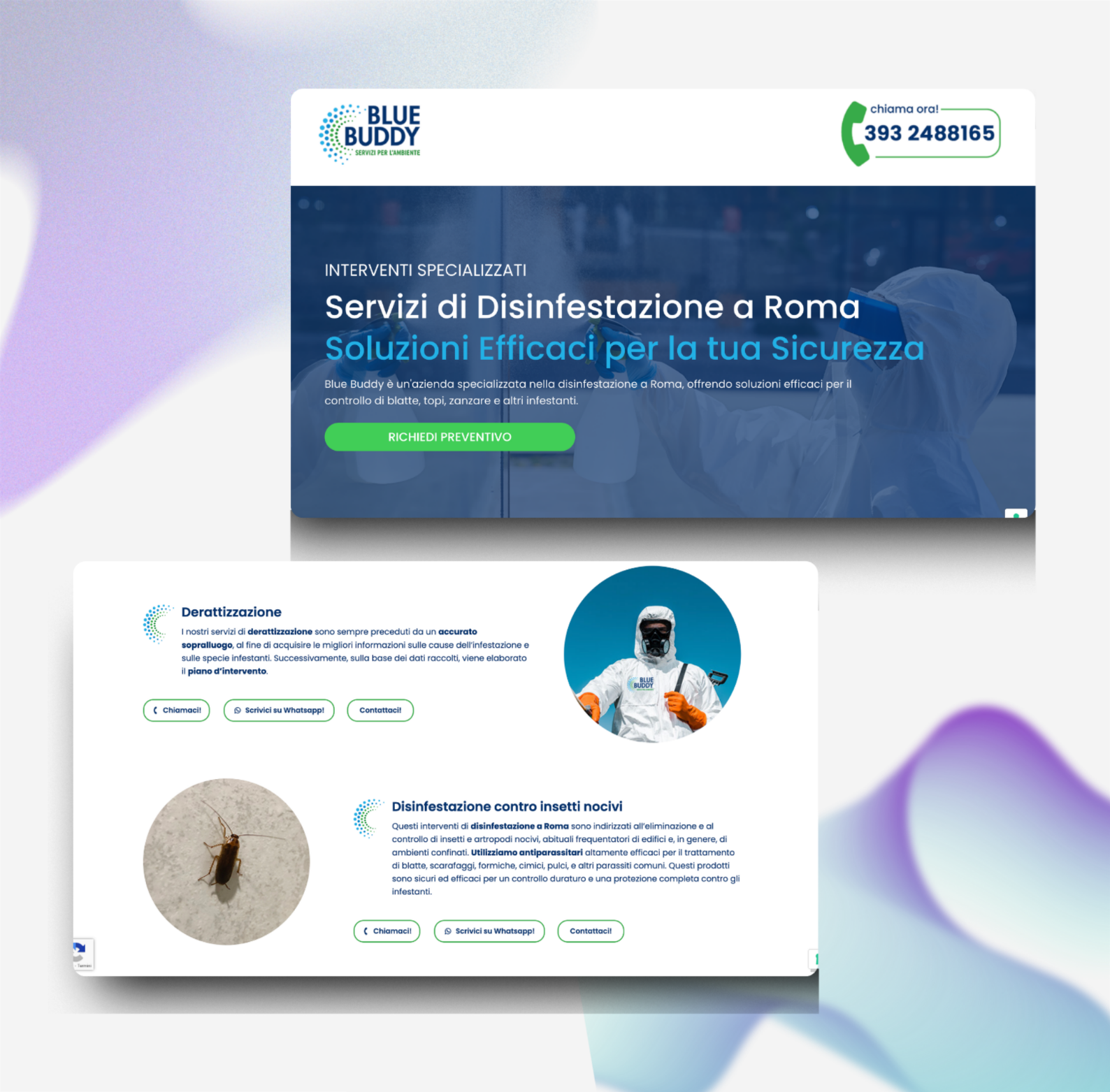 Blue Buddy — Progetti di disinfestazione